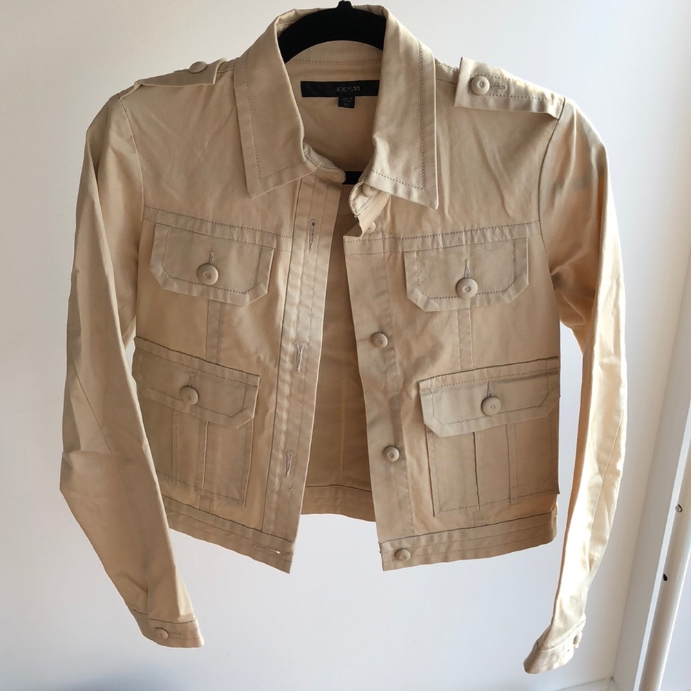 Joe’s Jeans Cream Colored Jacket- XS New